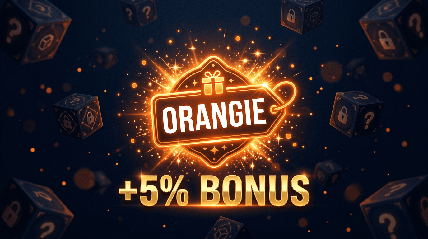 PackDraw UK promo code ORANGIE — 5% deposit bonus